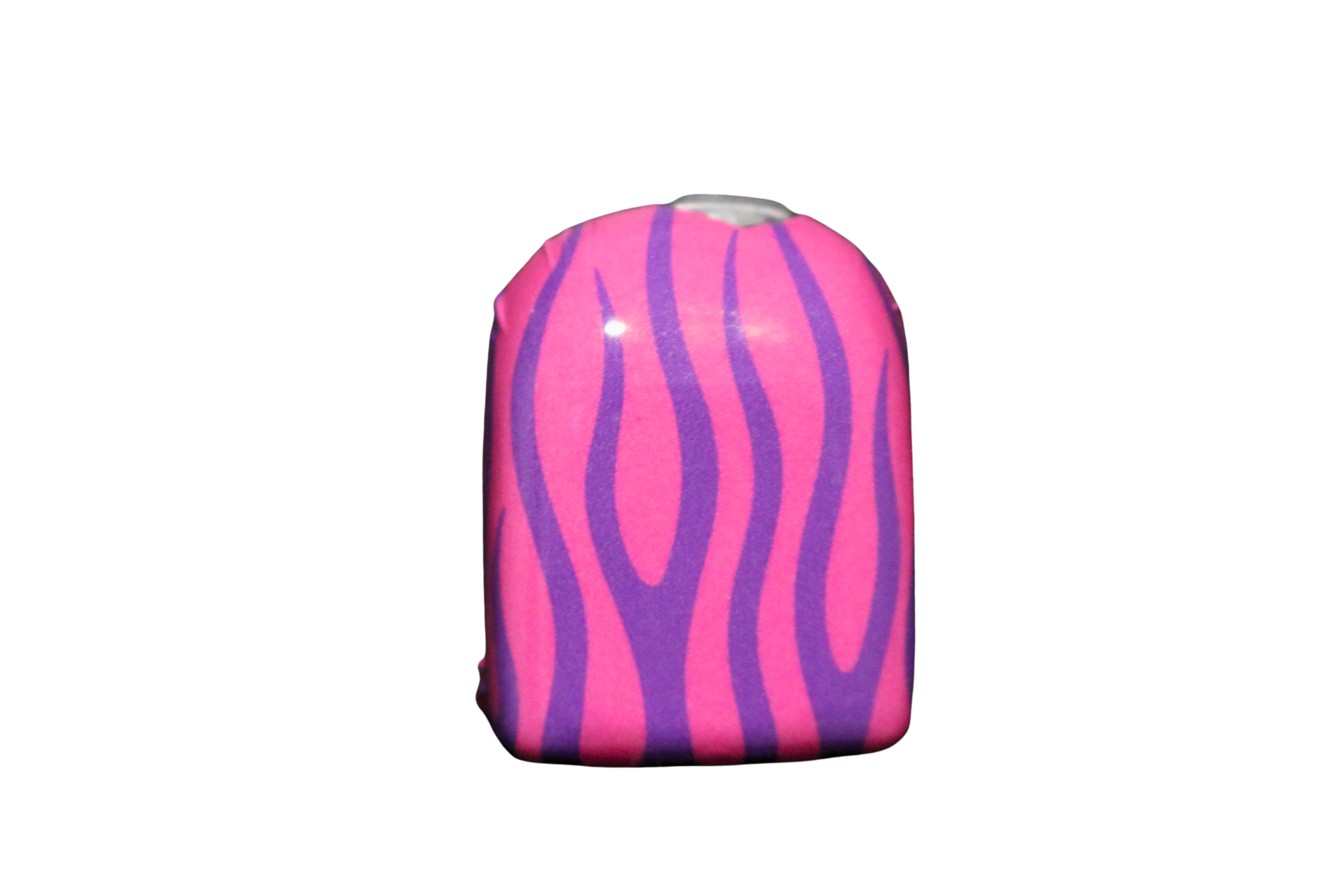 Reusable Omnipod Pod Cover - Pink/Purple Flames